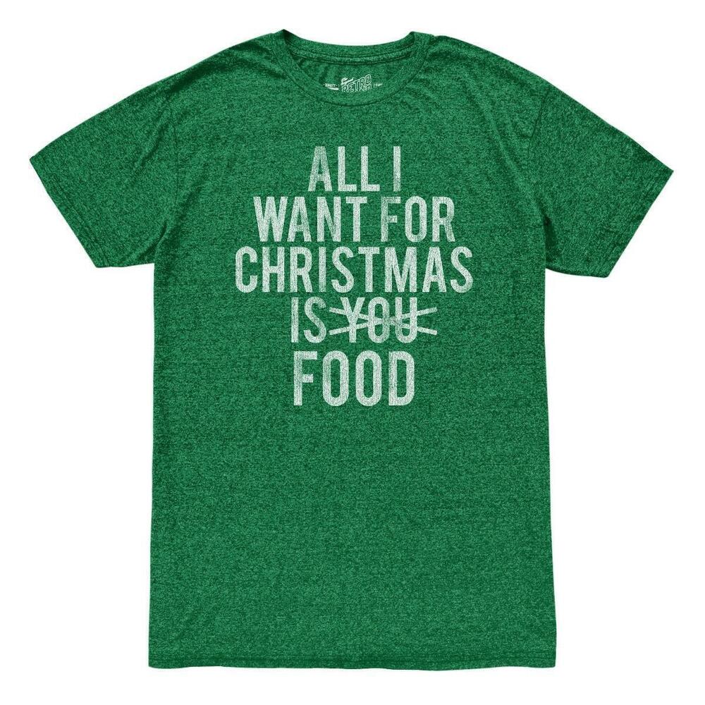 All I Want For Christmas Is Food Tri Blend Tee